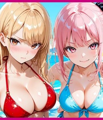 【d_821469】一軍ギャルに誘われて海水浴の後に搾精された話【あやまちの果実】