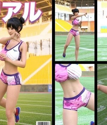 【d_822662】【▲100】大学生グラビアアイドル 一ノ瀬 廻里の陸上コス風写真集 Real_03【Libido-Labo】