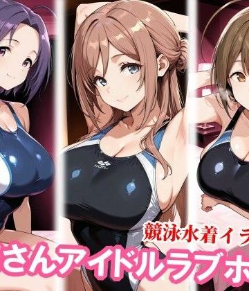 【d_823638】お姉さんアイドルが競泳水着企画で寝取られる【チョベリバ】