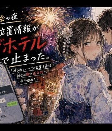 【d_823996】花火大会の夜、彼女の位置情報がラブホテルで止まった。【あまいろ堂】