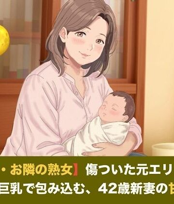 【d_824064】【続・続・お隣の熟女】傷ついた元エリートを母性と巨乳で包み込む、42歳新妻の甘い誘惑 第一話 産後42歳熟女の母乳授乳 〜愛娘の誕生と、夫に注ぎ込む溢れる母乳と素股絶頂〜【青いらいおん】