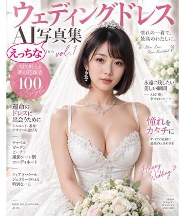 【d_824282】ウェディングドレス エッチなAI写真集 Vol.1【リアルAI美女】