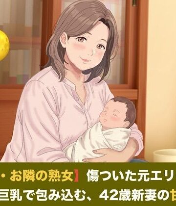 【d_824317】【続・続・お隣の熟女】傷ついた元エリートを母性と巨乳で包み込む、42歳新妻の甘い誘惑 第二話 搾りたて母乳カフェ・オ・レ〜42歳熟女新妻の溢れる母乳と朝の解禁生中出し〜【青いらいおん】