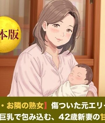 【d_825063】【続・続・お隣の熟女】傷ついた元エリートを母性と巨乳で包み込む、42歳新妻の甘い誘惑 合本版【青いらいおん】