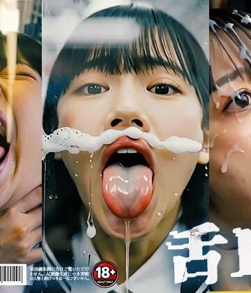 【d_825433】舌フェチ17 AI 電車女子3【エロクロス】