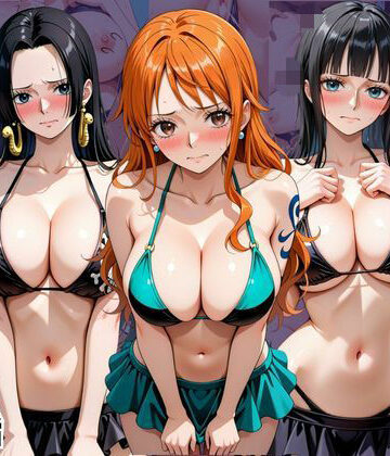 【d_826468】爆美女に催●かけて海で膣内射精した話〜ONEPIECE編〜【雨上がりソーダ】
