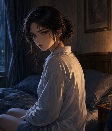 【d_826510】AI生成・差分付き 終電を逃した夜、先輩の部屋で【アットリウム】