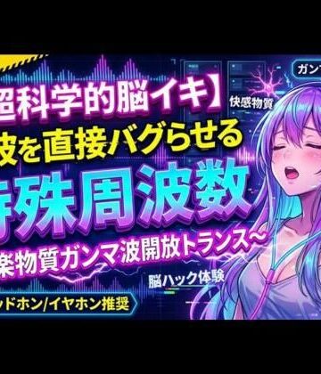 【d_826921】【超科学的脳イキ】脳波を直接バグらせる特殊周波数〜快楽物質ガンマ波開放トランス〜【ヒメゴト】