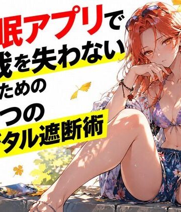 【d_825848】催●アプリで自我を失わないための3つのデジタル遮断術【ワクドキ】