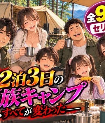【d_827781】2泊3日の家族キャンプ旅行 前編 〜あの夜、すべてが変わった〜【AIコミック】【夜想アトリエ】