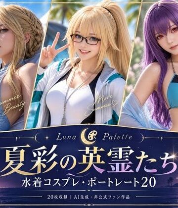 【d_827802】夏彩の英霊たち｜水着コスプレ・ポートレート20【Luna Palette】