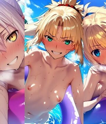 【d_829382】ひみつのビーチ モー○レッド、謎のヒロイン○、○っちゃん【ぴーたんのアトリエ】