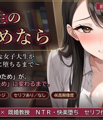 【d_830881】先生のためなら 〜清楚な女子大生が教授に堕ちるまで〜【前編】【maiyu.zukan】
