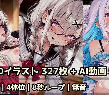 【d_831453】に〇さ〇じ 〇神〇ぞみ・健〇花〇・リ〇 3キャラ総集編 R18CG集＋AI動画51本セット【藍田夕映】