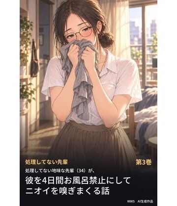 【d_831910】処理してない地味な先輩（34）が、彼を4日間お風呂禁止にしてニオイを嗅ぎまくる話【WWS】