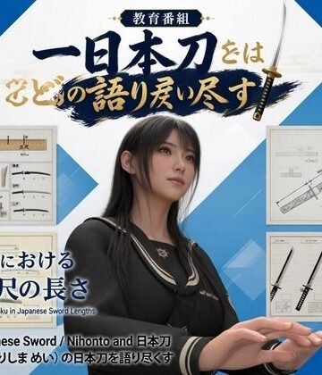 【d_832009】パンチラガチャ★霧島 愛唯（きりしま めい）『日本刀を語り尽くす』第1章-まず「日本刀とは何か」を知る（015-「一尺」とは刀ではどのくらいの長さなのか？）【Ozone_Layer】