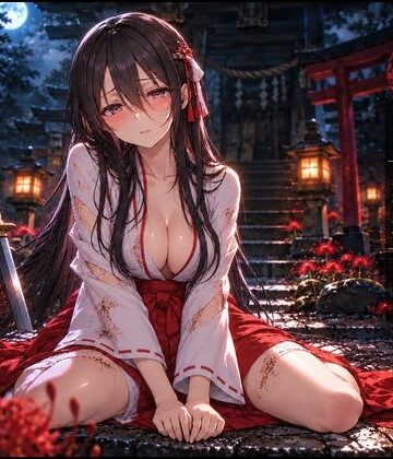 【d_832264】禍つ夜に舞う巫女 第一夜・月森美鈴-穢れの社-【夜灯かりスタジオ】