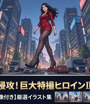 【d_833145】【AIイラスト集II】都市潜伏！巨大OLスーツ特撮ヒロイン – 厳選CGコレクション（12枚/2K高画質）【特典アニメーション動画13本】【AI-JOE】