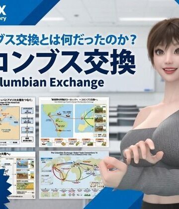 【d_834394】パンチラガチャ★西陣郁奈（にしじんかな）強豪予備校『DOPUX（ドピュックス）』で大学受験生向け講座（世界史）を教える名物講師！（Vol.015:コロンブス交換とは何だったのか？）【Libido-Labo】