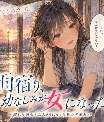 【d_834663】雨宿り、幼なじみが女になった。〜濡れた彼女と二人きりになった夏の夕暮れ〜【ハレノチ恋】