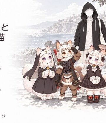 【d_834925】ご主人と3匹の猫 第3巻 まだ見ていない海【旅猫。】