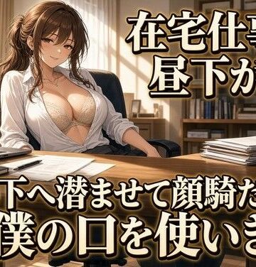 【d_837582】仕事中の机の下で上司に顔を埋められる【夜の息抜き】