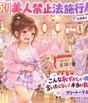 【d_837584】【特別美人禁止法施行局】おしっこしたい〜！我慢できない漏れちゃう！フリートーク版【佐田ゆみ（つるぺた年齢） 】【特別美人禁止法施行局】