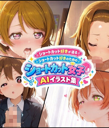 【d_838081】ショートカット好きが送る、ショートカット好きのための、ショートカット女子AIイラスト集【黄金炒飯】