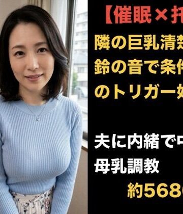 【d_838574】【催●×托卵】隣の巨乳清楚妻を鈴の音で条件反射のトリガー奴●に 〜「私が君を犯したの…？」加害者の罪悪感で泥沼にハマり、夫に内緒で中出し母乳調教されるまで〜【青いらいおん】