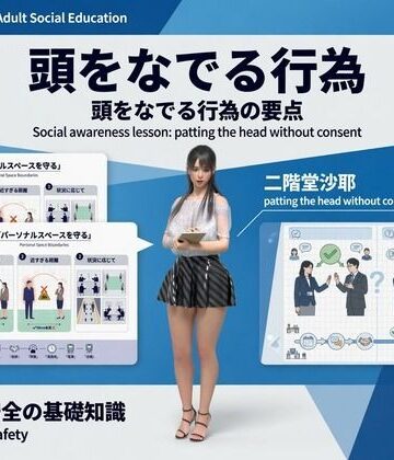 【d_840359】【△20】パンチラガチャ★二階堂 沙耶 大学に進学し強豪予備校『DOPUX（ドピュックス）』で社会人向け講座（性犯罪）を教える名物講師に！（Season 2 Vol.003:頭をなでる行為）【Libido-Labo】