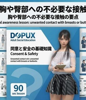 【d_840375】【△20】パンチラガチャ★二階堂 沙耶 大学に進学し強豪予備校『DOPUX（ドピュックス）』で社会人向け講座（性犯罪）を教える名物講師に！（Season 2 Vol.008:胸や臀部への不必要な接触）【Libido-Labo】