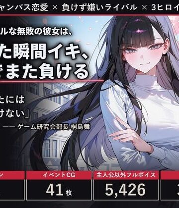 【d_841862】【フルボイス・スマホ対応】クールな無敗の彼女は、挿れた瞬間イキ、奥でまた負ける〜明るい同級生も、礼儀正しい先輩も〜【ミストレスソフト】
