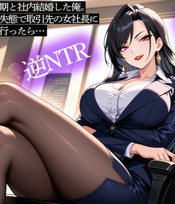 【d_841917】【逆NTR】営業部の同期と社内結婚した俺。ある日、大失態で取引先の女社長に妻と謝罪に行ったら…【またたび】