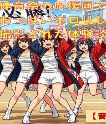 【d_842893】【羞恥体験談】体育祭の応援団で、さらしからおっぱいポロリし、撮影された話【音声版】【CMNFリアリズム】
