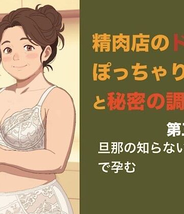 【d_844529】精肉店のドMぽっちゃり女将と秘密の調理場 第三話 アルバイトの青年に犯●れて、旦那の知らないところで孕むぽっちゃり妻【青いらいおん】